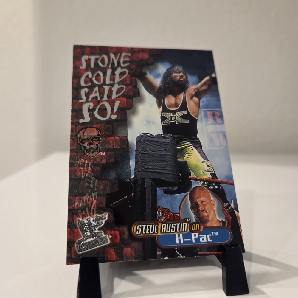 2001 Fleer WWF WrestleMania Stone Cold Said So! 11 Of 15 Card